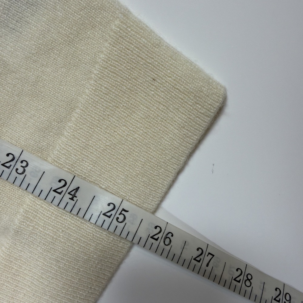 Talbots Pure Cashmere Turtleneck Sweater Womens M Tan Beige Long Sleeve Soft - Picture 5 of 5